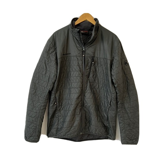 Mammut Puffer Jacket XL Women Gray Poly Zip Ajungilak OTI Element Styl 1010-1842 - Picture 1 of 9